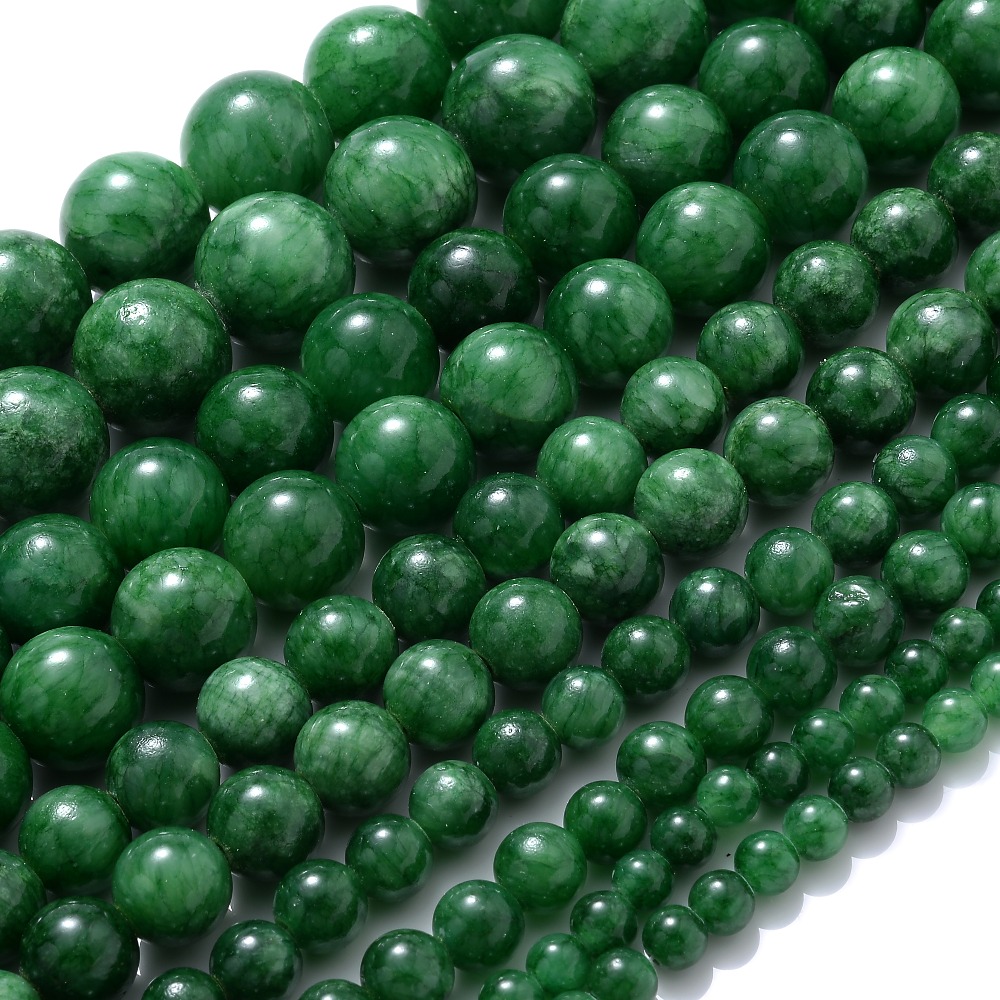TEMU 4/6/8/10/12mm Natural Stone Beads, Round Natural Stone, Handicrafts Making Beads, Decorative Beads, For Jewelry Making Bracelets, Necklaces And