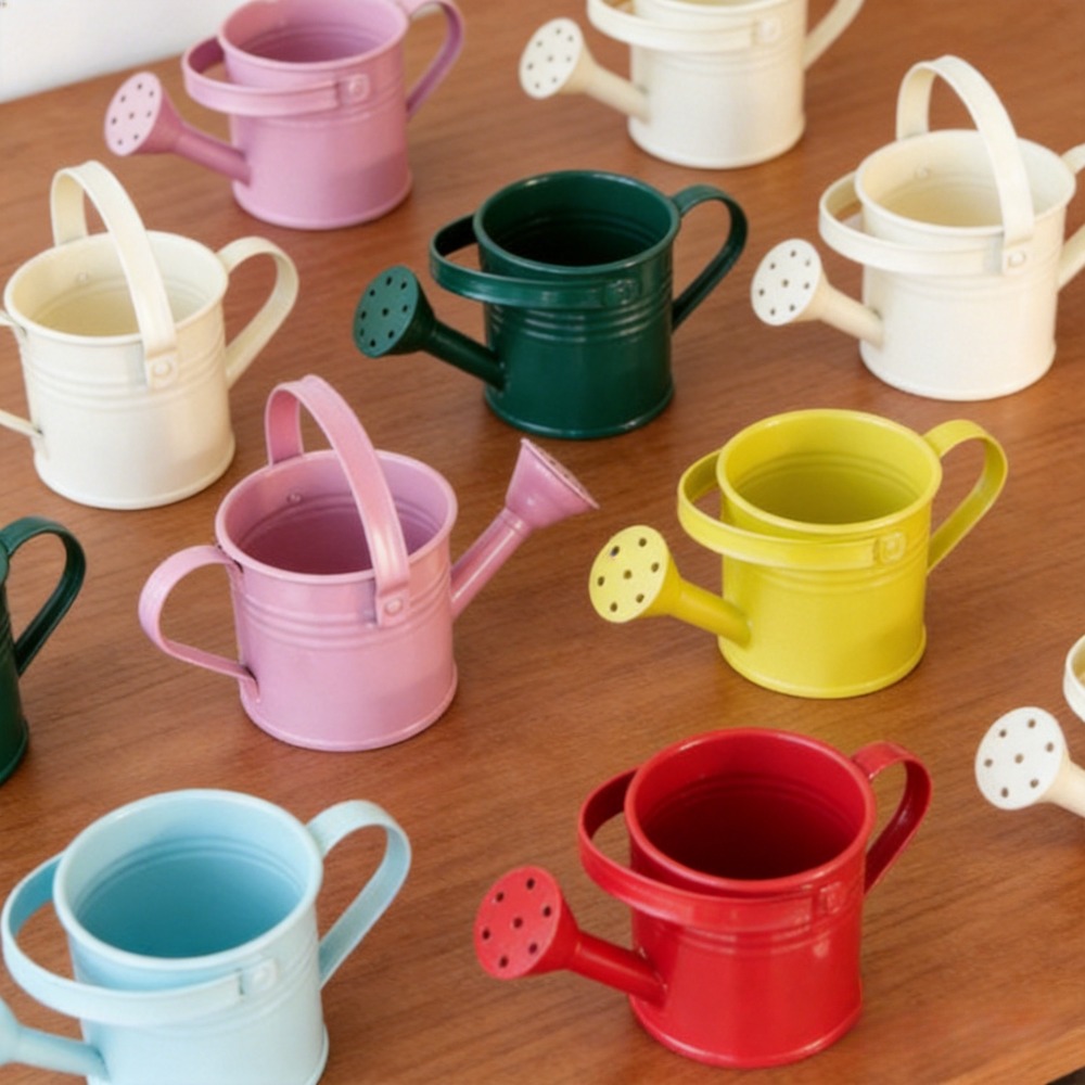 5pcs Mini Watering Can Set, Small Watering Tools for Indoor and Outdoor Flowers, Practical Gardening Supplies, a Perfect Gift Choice for Daily Use, Colors May Vary