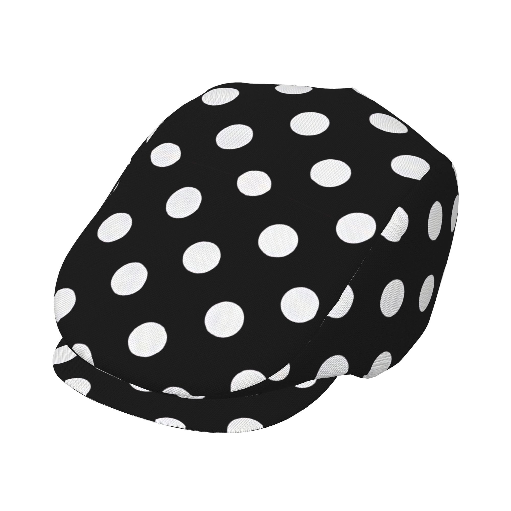 TEMU 1pc Gorra Ajustable de Blancos y Negros para Hombres & Mujeres - Boina Unisex Vintage Estilo Newsboy, Sombrero Ivy Irlandés con Visera en