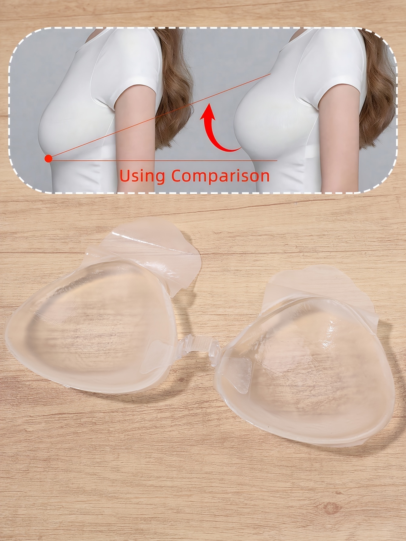 plus size front closure bra invisible transparent