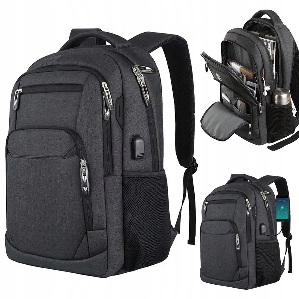 30l Large Capacity Laptop Backpack Compatible For Men - Lightweight Travel Computer Bag With 15.6" Device Compartment, Durable Laptop Suitcase For,, Business & Outdoor (adjustable Straps)