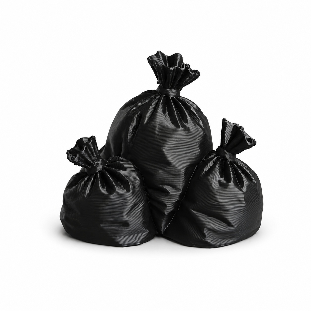 TEMU 1pc Miniature Garbage Bag Model Ornament, Realistic Trash Bag Pile Figurine For Dollhouse Scene Additions, Mini Props, Architectural Model