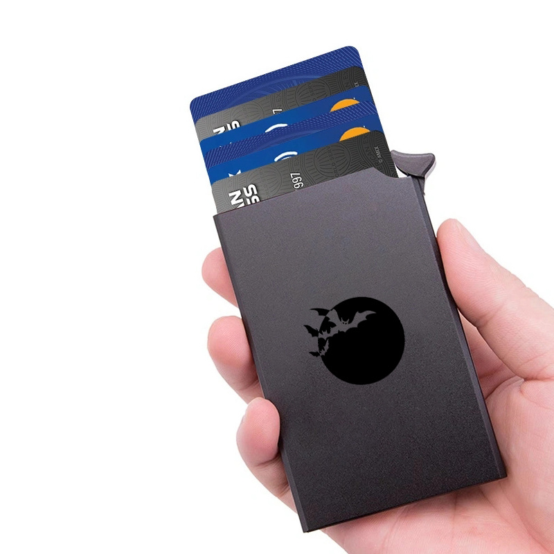 TEMU Portafoglio da antifurto RFID porta carte , portafoglio ultrasottile con tecnologia di schermatura RFID, porta carte di da lavoro antifurto,