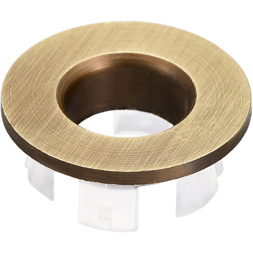 TEMU 1pc Of Sink Trim Overflow Cover, Round Caps For Sink Overflow Rings, Suitable For Bathroom And Kitchen Basin Drain Hole Insert