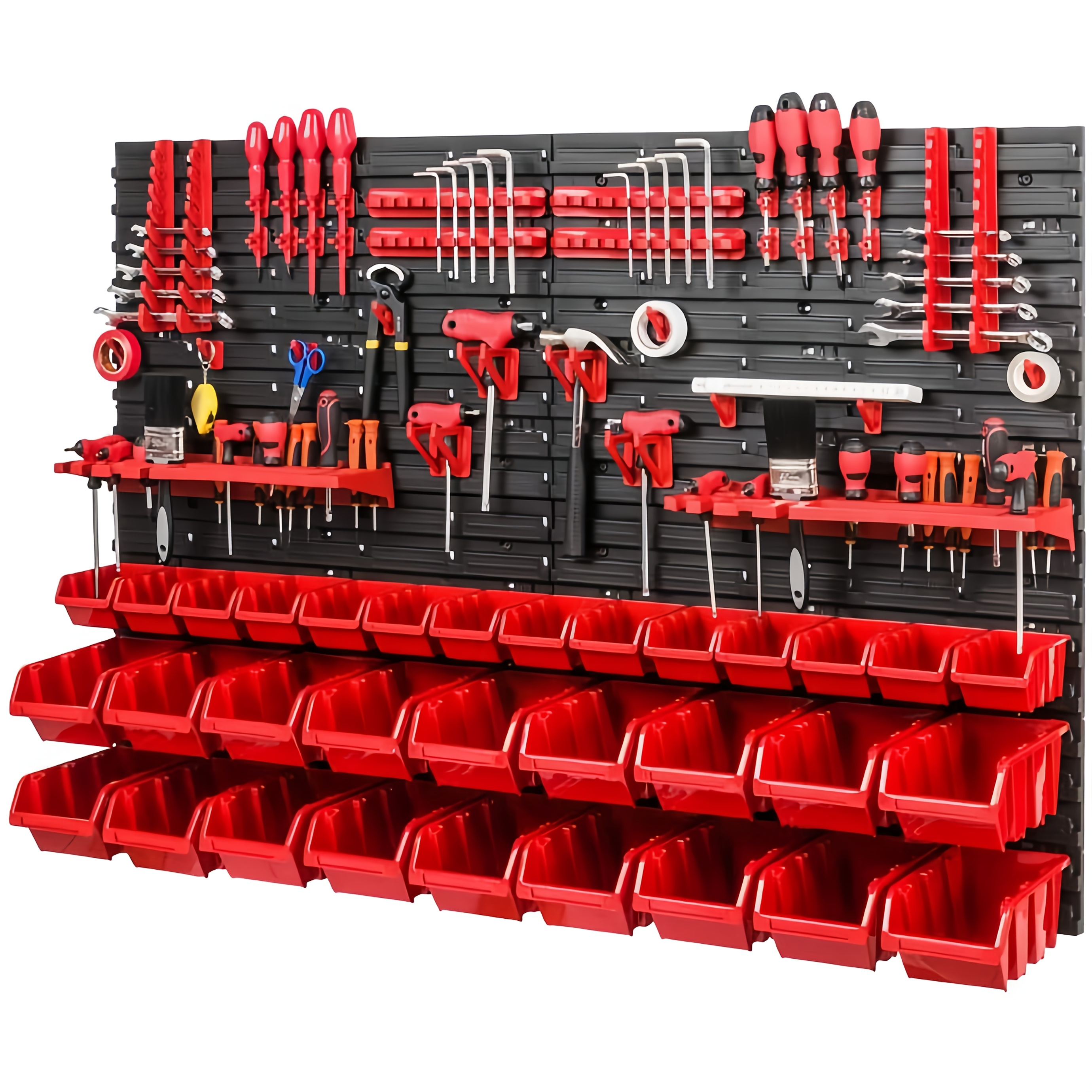    , electric tool storage organizer with wrench, screwdriver, drill bit, screw, hammer holder, garage tool rack, multi-functional storage shelf, perfect gift for dad, tool organizer, screw organizer,   tools, drill and screwdriver, tools for men, tool box, tool case, tool chest, rolling garage cabinet, tool wagon, tool storage, workshop tool chest 0