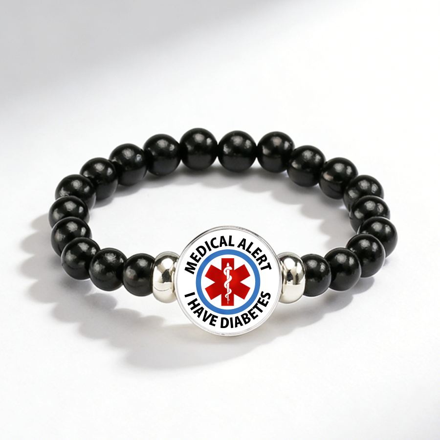 TEMU 1pc Alert Hand Bracelet Hand Bracelet Hand Bracelet Emergency Hand Bracelet Circular Bracelet Symbol Hand Bracelet Jewelry Accessories Unique