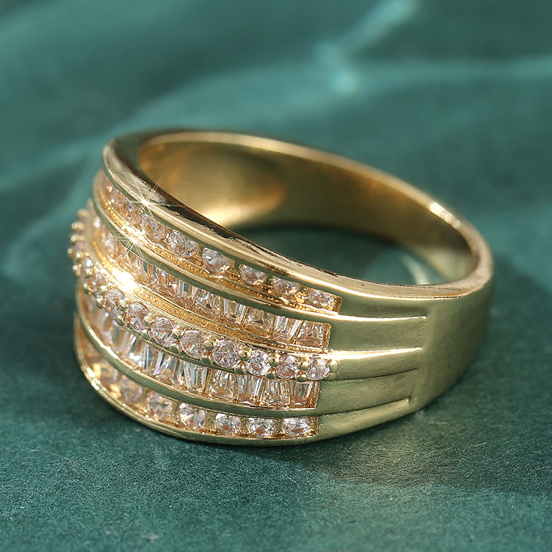 Vintage Copper Handmade Wide Face Ring for Weddings