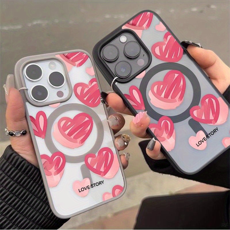 Suitable for Iphone 16 Phone Case 12/ Promax/ 15/ 14 Soft Cover 13 Simple 11 Protective Xsmax Magnetic Suction Plus Anti Drop