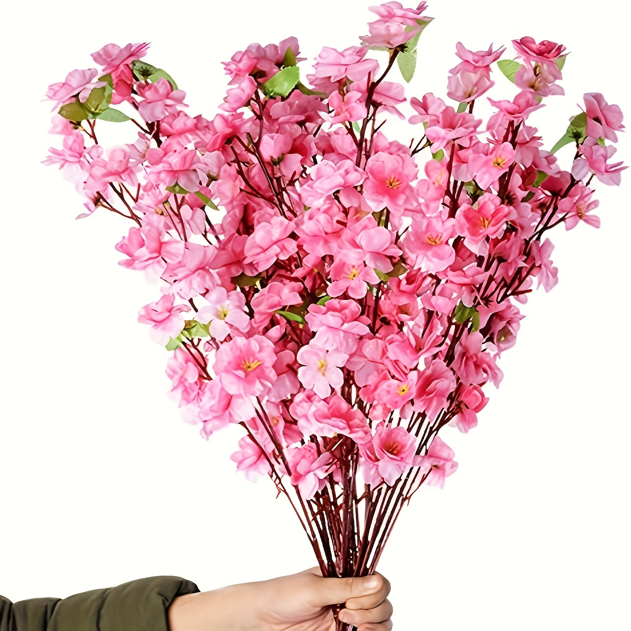 

20 Of Simulated Pink Fake , Suitable For Wedding Decoration, Suitable For Garden, , Hotel And Outdoor Space, Spring And Summer Season, Valentine's Day, Easter, 's Day, Outdoor Artificial Flowers