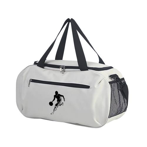 bolso duffel para amantes del baloncesto | espacioso bolso deportivo de gimnasio con estampado de aro | de resistentes y oxford lavable ideal para yoga, entrenamientos, de | bolso de moda