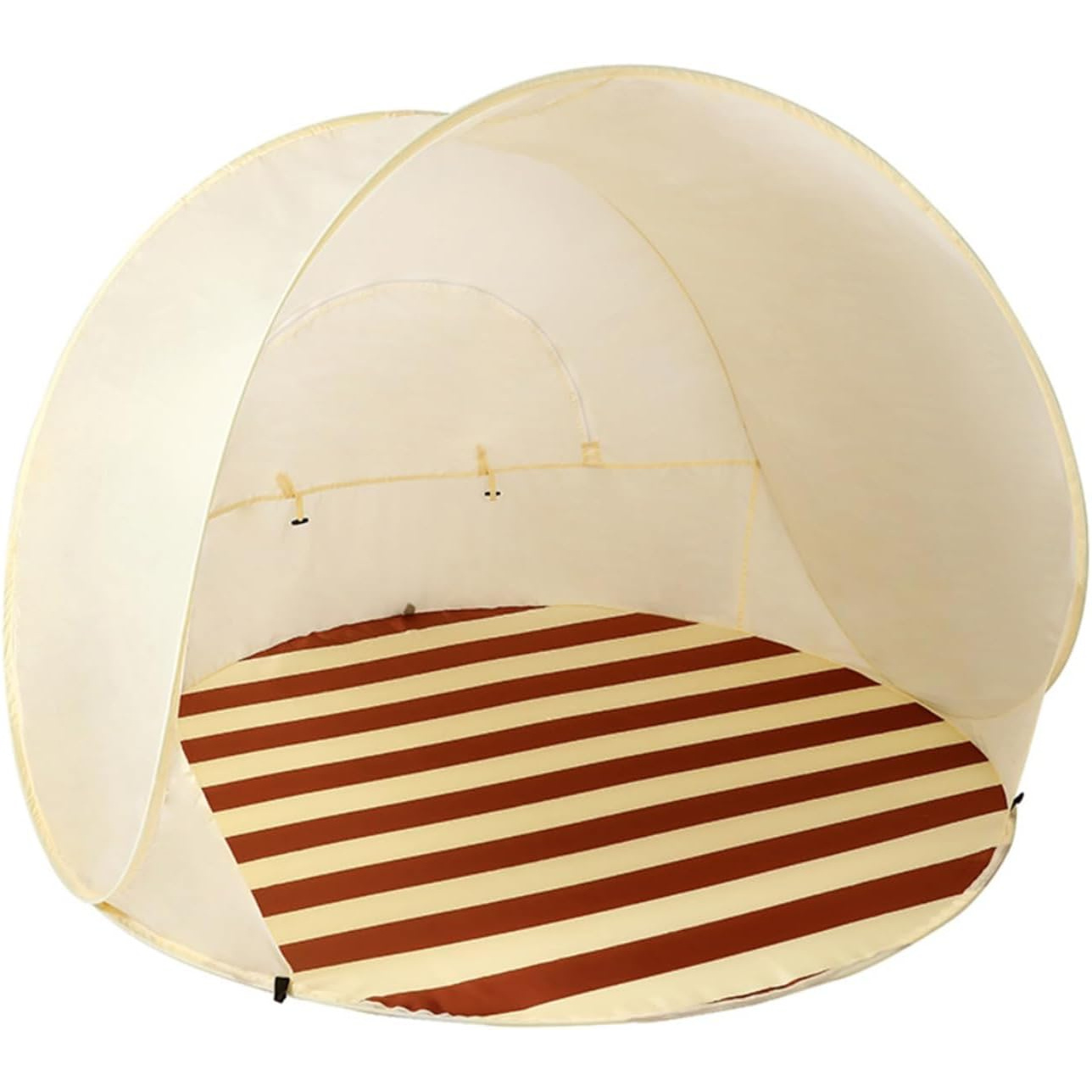 Portable Beach Tent Sun Shelter, Uv- Resistant Lightweight Beach Pop Up Tent For Camping Trips, Fishing, Backyard Or Beach Picnics Essentials