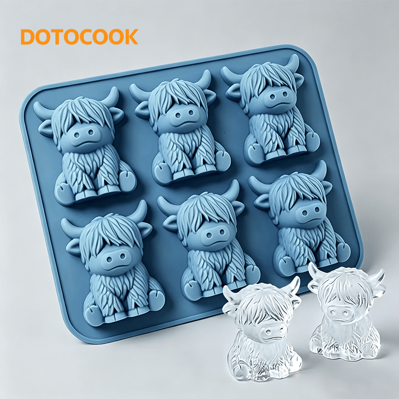 Dotocook Scottish Cube Of Ice Mold - Perfect For Making Whiskey Cocktails, Iced Coffee, And ; Easy To Release And