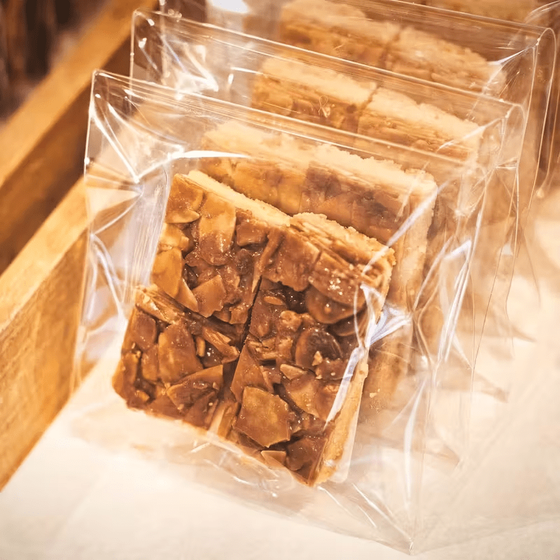TEMU 100pcs Self-sealing & Resealable Clear Cellophane Bags Suitable For ,, Bakery Treats - Transparent Plastic Wrappers With Resealable Seal For