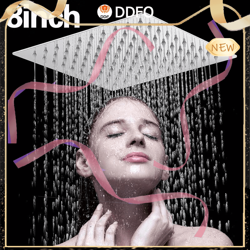 8-Inch Rainfall Overhead Shower Head
