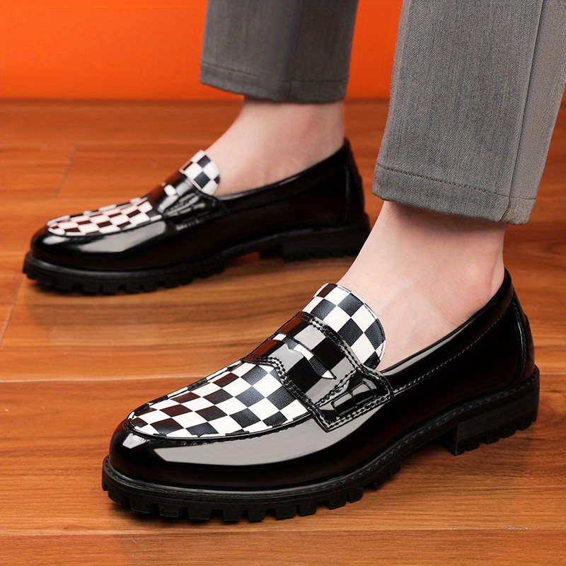 white black shoes for men sold on Temu United States