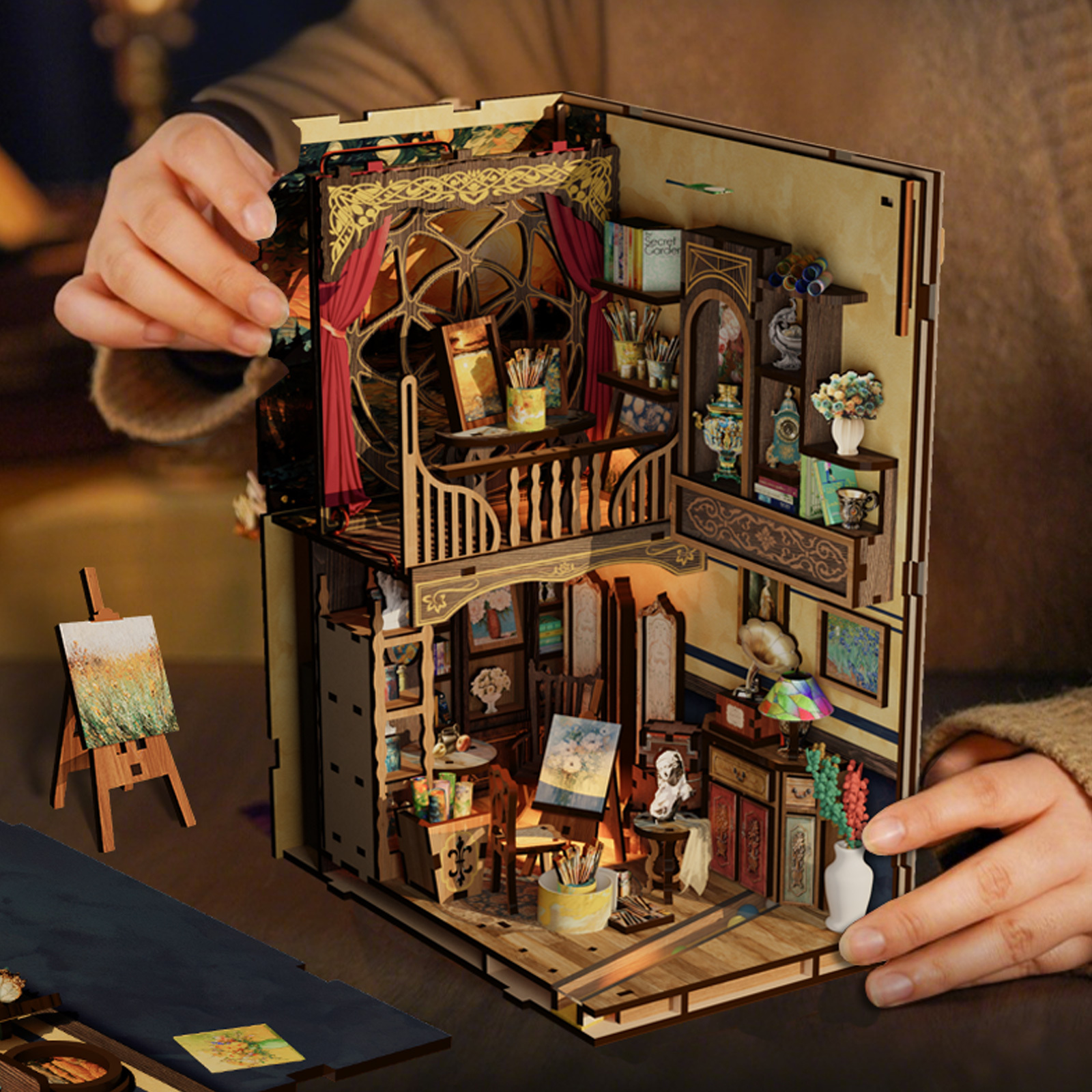DIY Pop-Up Book Kit, 3D Desktop Decoration Model