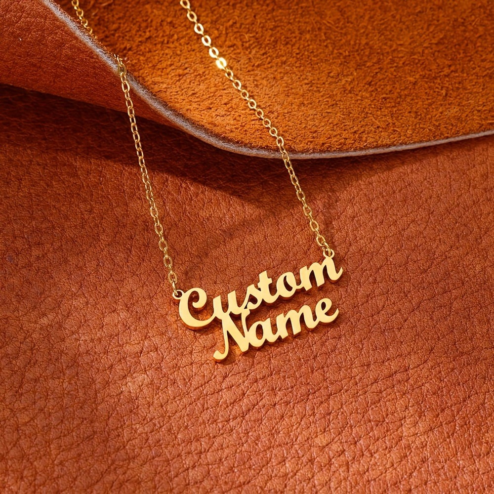 Customized Double Layered Name Necklace for Men and Women