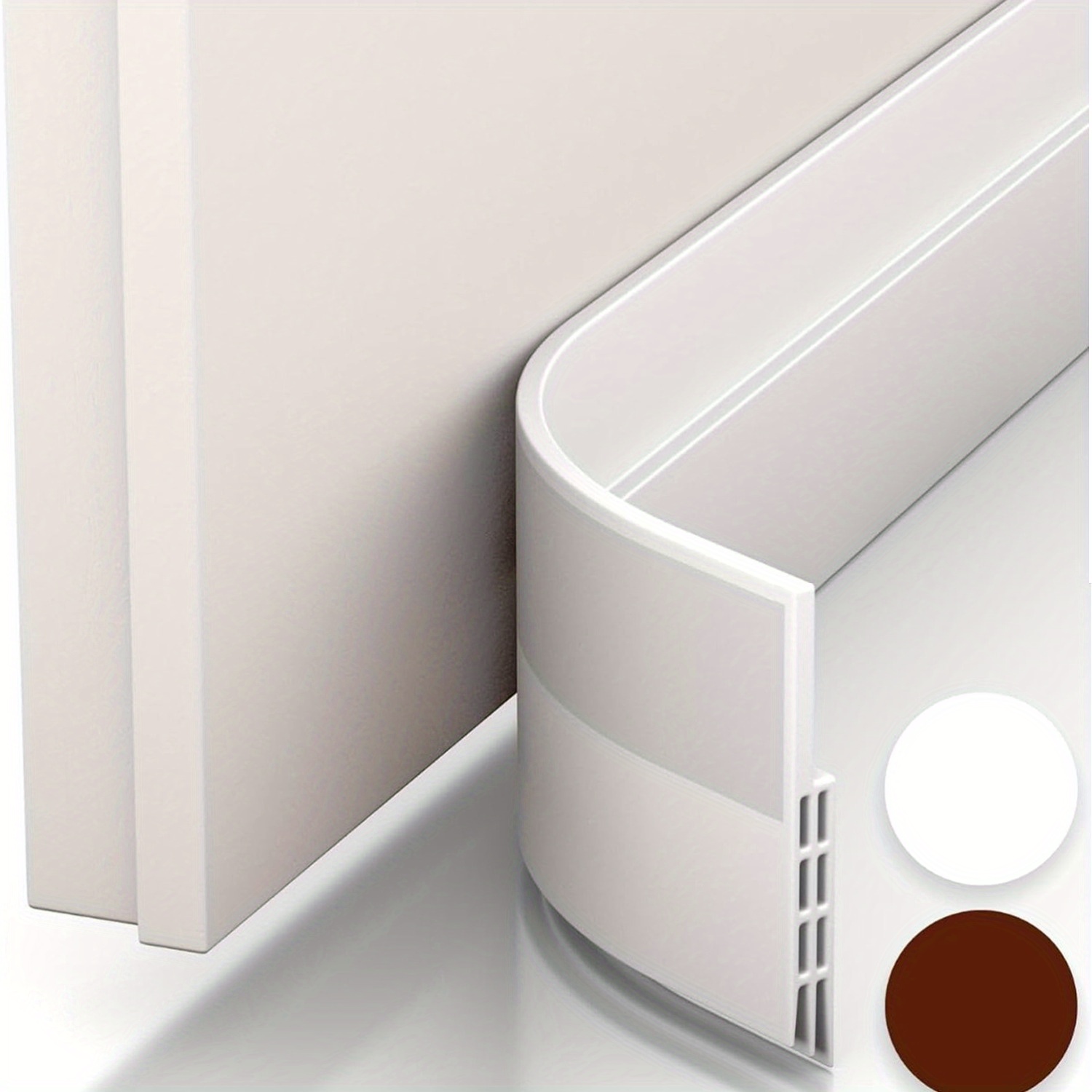 

1pc Premium Rubber Door Bottom Seal Strip - , Energy-saving, Weatherproof & Cold-proof, In - Ideal For