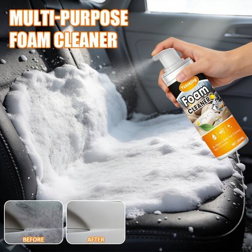200ml multi purpose foam spray multi purpose detergent quick stain removal and anti scaling suitable for car kitchens