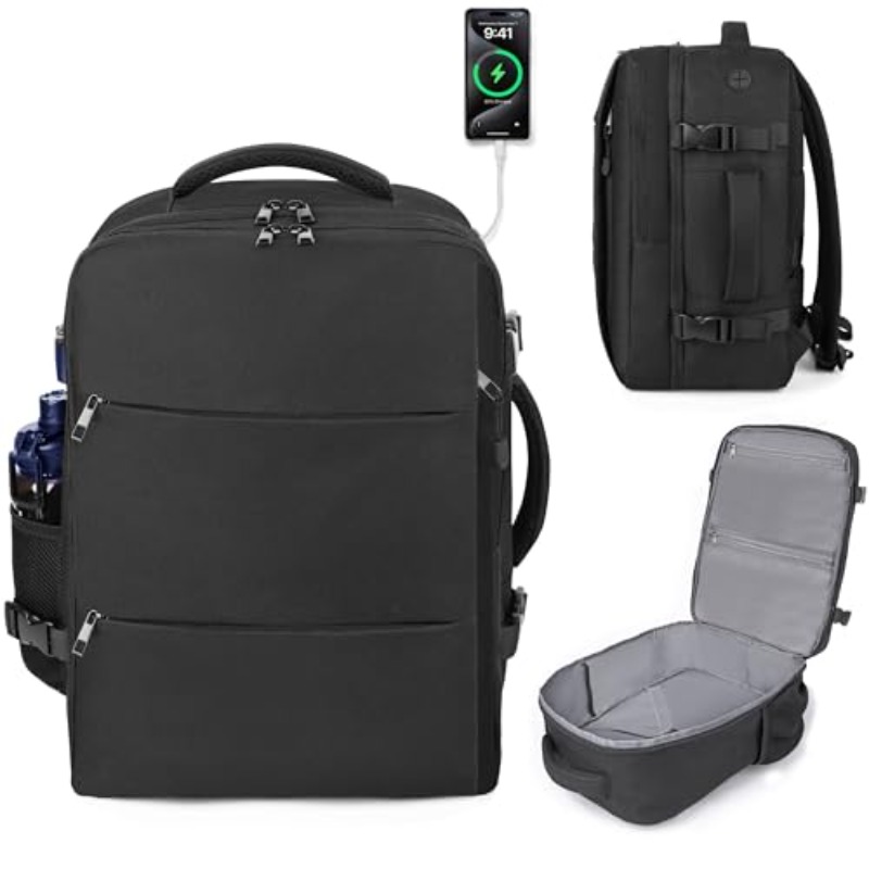best camping travel backpack Night Cat Internal-frame Hiking Backpack: 70L Lightweight Travel Backpack with Rain Cover for Men Women Hiking Camping Backpacking Black