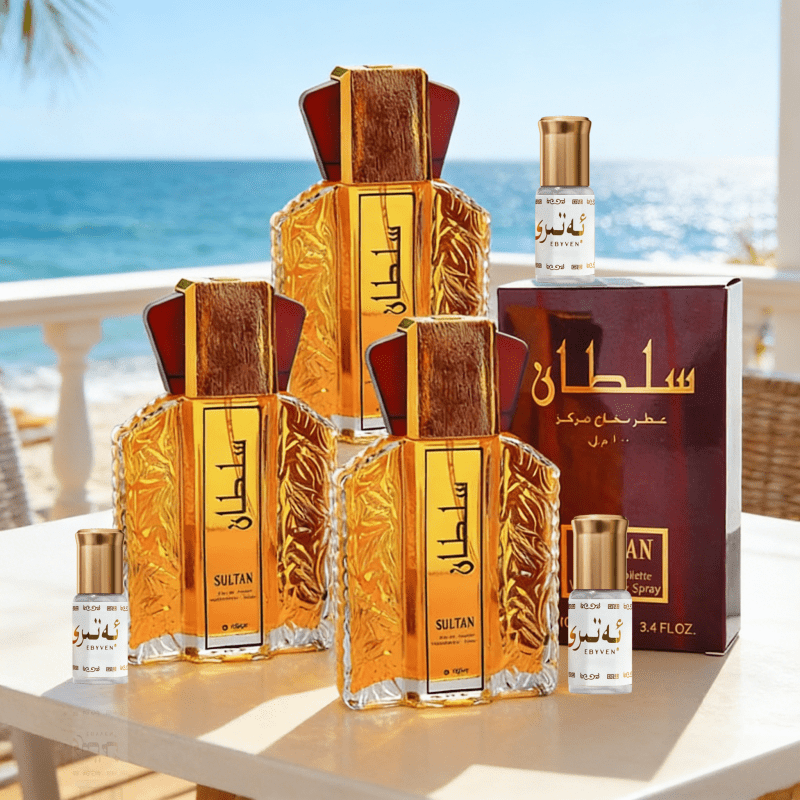 Image of 100ml X 3 Bottles + 3ml X 3 Bottles, Men's Floral Fragrance, , Unisex, Long-lasting Romantic Scent, Beautifully Designed, Unique Shape, Holiday Gift, Use