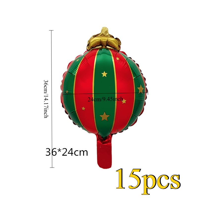 TEMU 15 Palline Natalizie da Appendere, Palloncini Decorativi. Adatte per Decorazioni Natalizie e di Capodanno per la Casa, e Utilizzabili Anche per