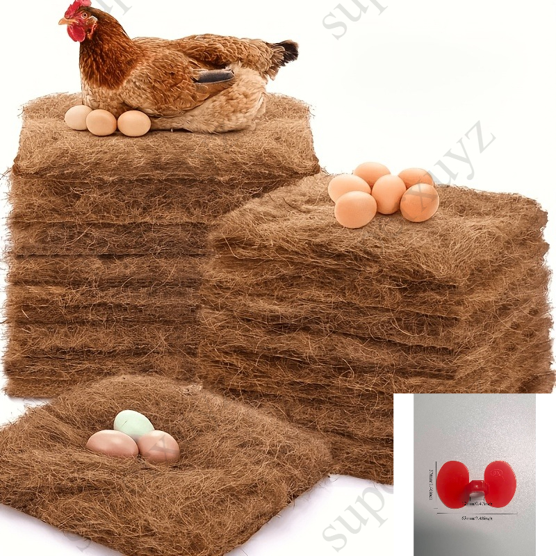 TEMU Chicken Coop Mat Chicken Set, Artificial Grass Mat, Washable Durable, Indoor Outdoor Usable, All Season Pet Mat