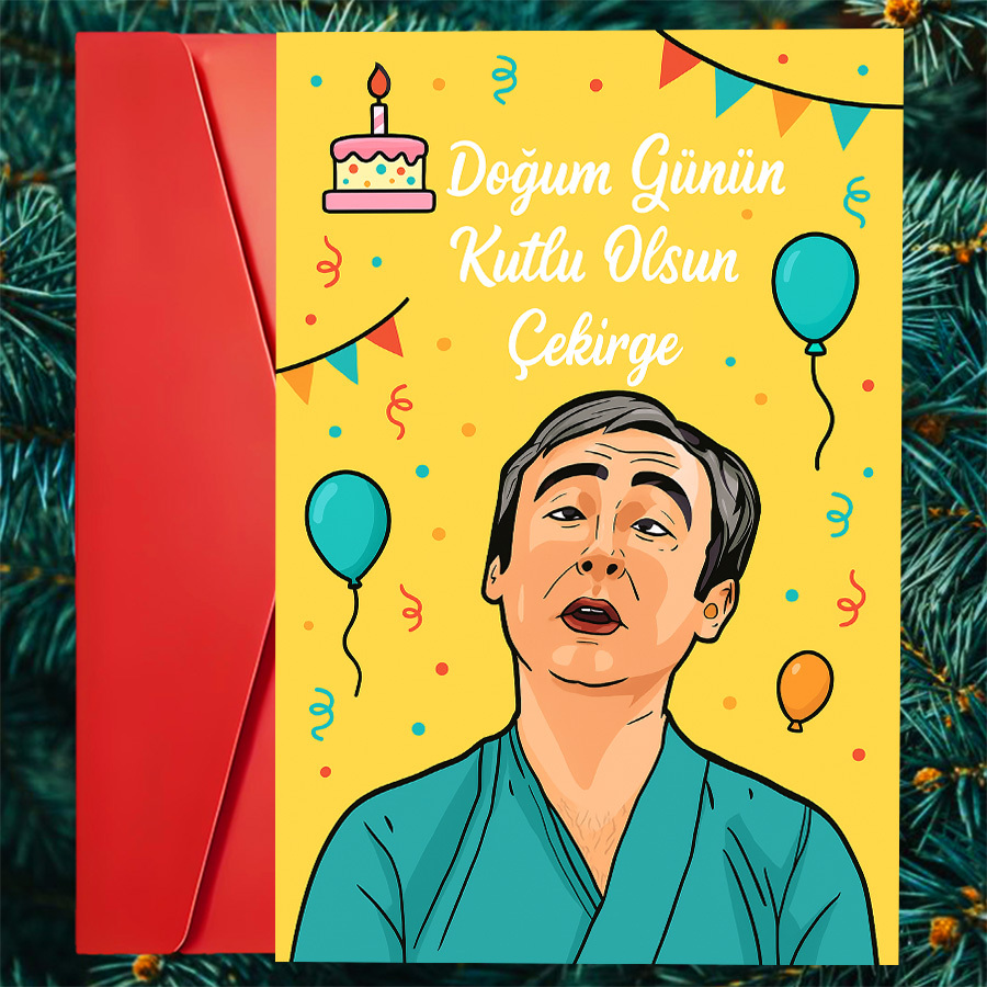 Image of A Single Humorous Birthday Card Designed For Men, Ideal For Celebrating And Bringing Joy , Family, And Coworkers At Any Birthday Gathering