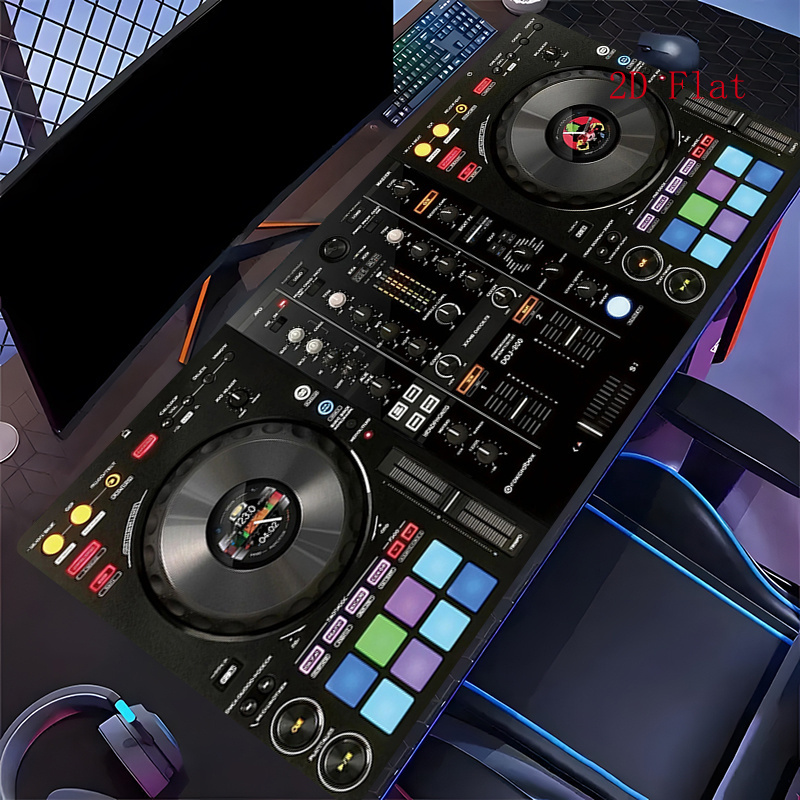 TEMU Dj Mixing Equipment Layout Mouse Pad, Soft, Non-slip And Easy To Clean, Stylish And Beautiful Design - The Perfect Multifunctional For Gaming,