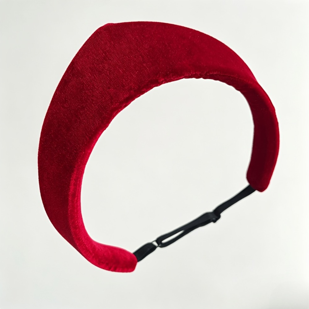 TEMU 1pc High Skull Headband, Suede Wide Edge Headband, Thick Triangular Headband, Daily Commuting Dress Headwear