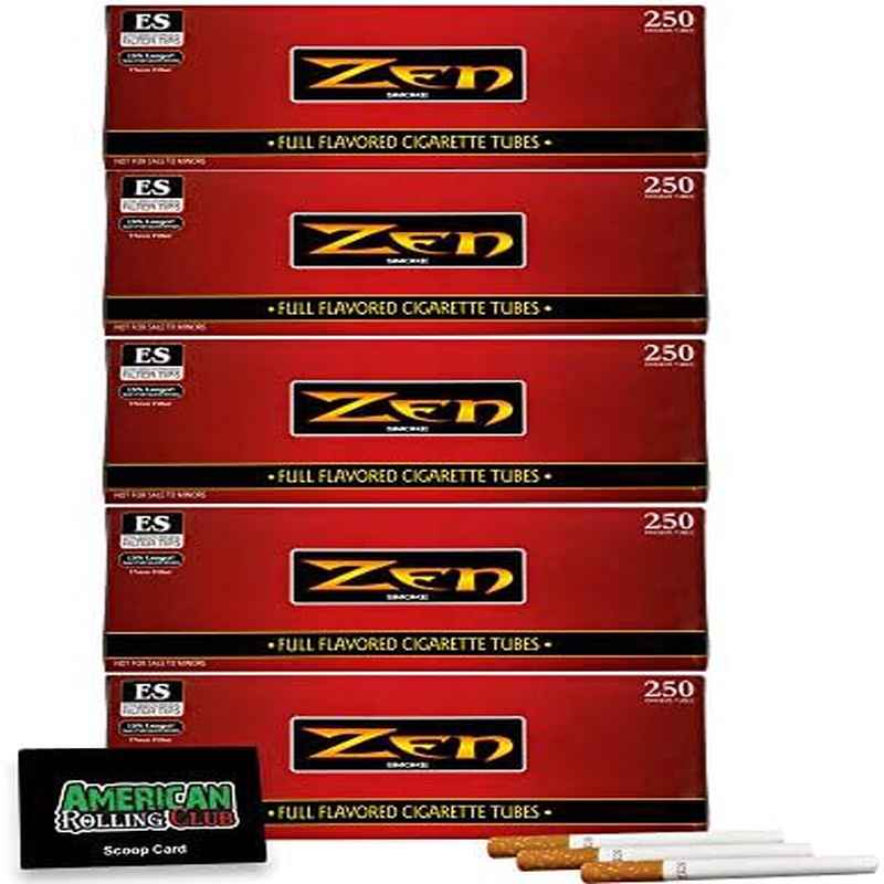 zen light king size cigarette tubes | White Zen King Size Cigarette Tubes