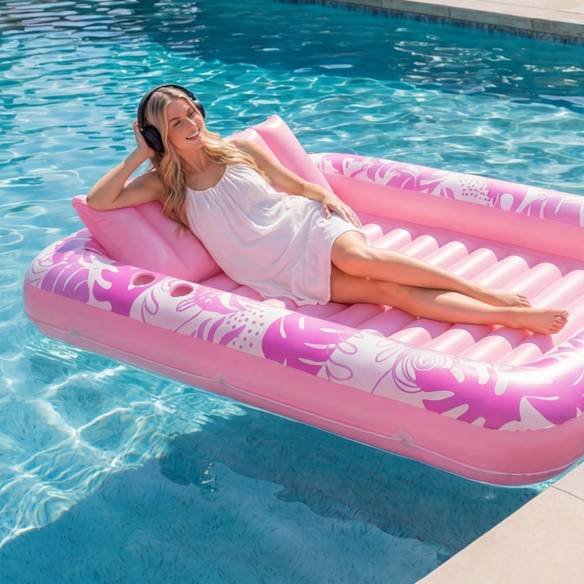 inflatable tanning pool sold on Temu United States