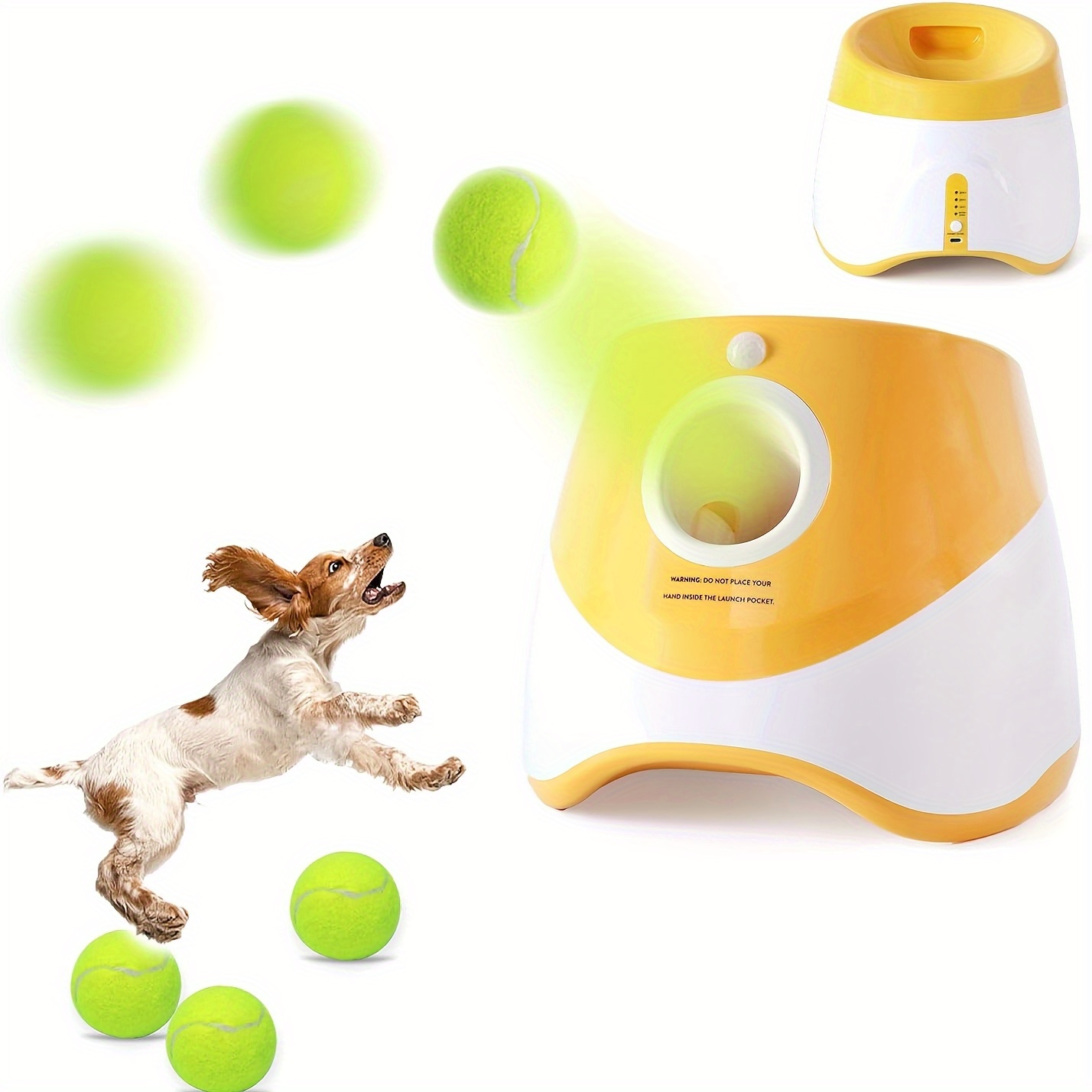 rechargeable dog ball launcher, usb charging pet serve machine,
