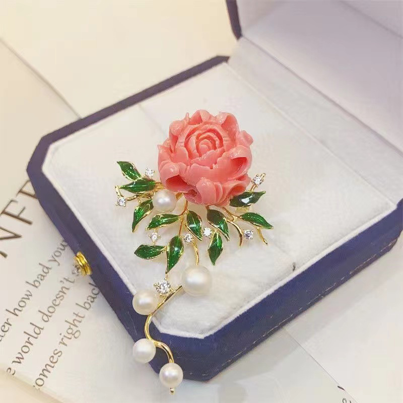 TEMU 1 broche de estilo retro, accesorio de moda para ropa de abrigo y trajes, joyería diaria multifuncional para mujeres