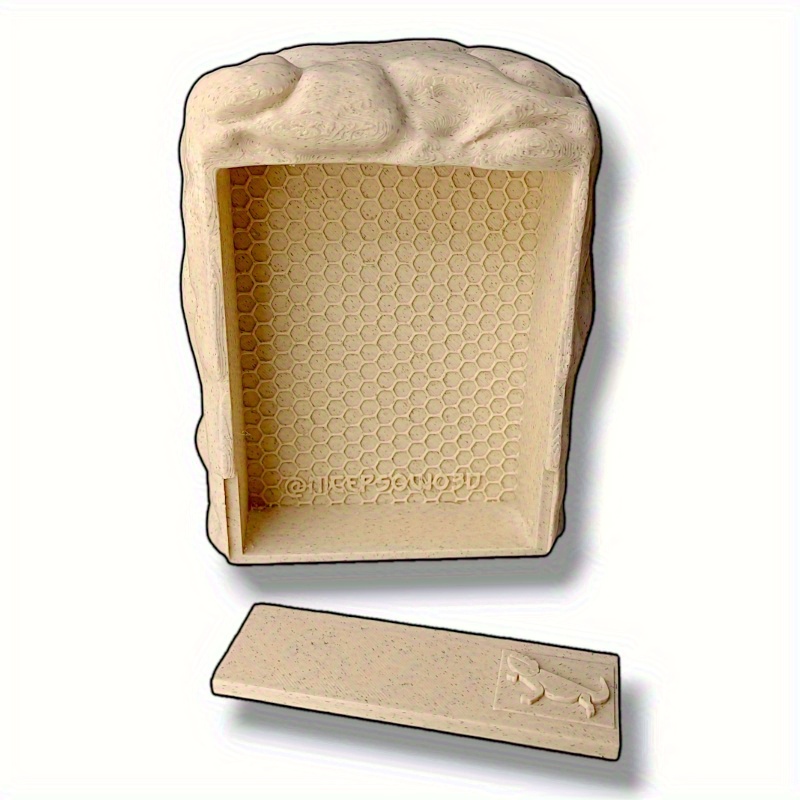 Natural Habitat Feeding Box Decoration for Lizards, Geckos, Chameleons And Other Reptiles And Amphibians