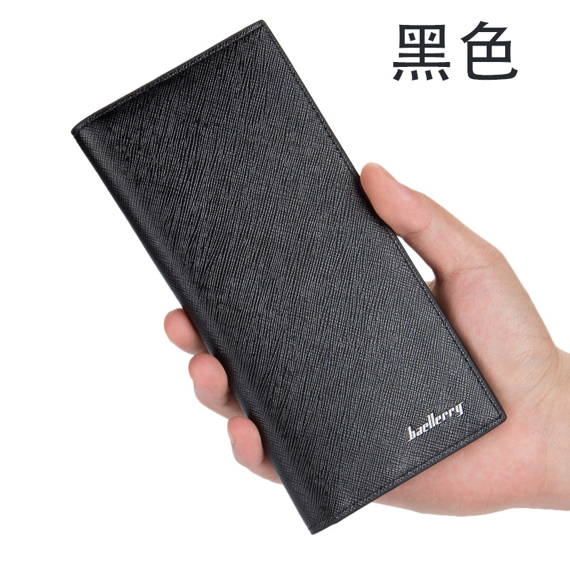 TEMU バエラーリー ロング メンズ財布 薄型 ソフト カジュアル ビジネス財布 マルチカード 韓国版 メンズ 卸売り