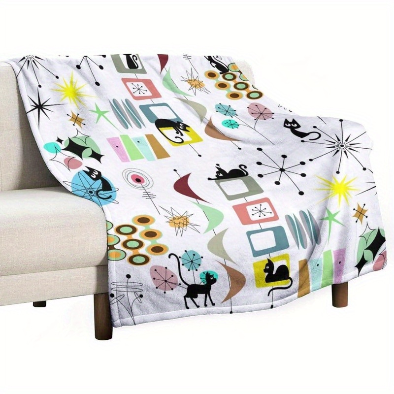 

1 Set, 51.2x59.1 , Polyester Cat Blanket, Mid- , , , Use, - Decorative, -tear, For &