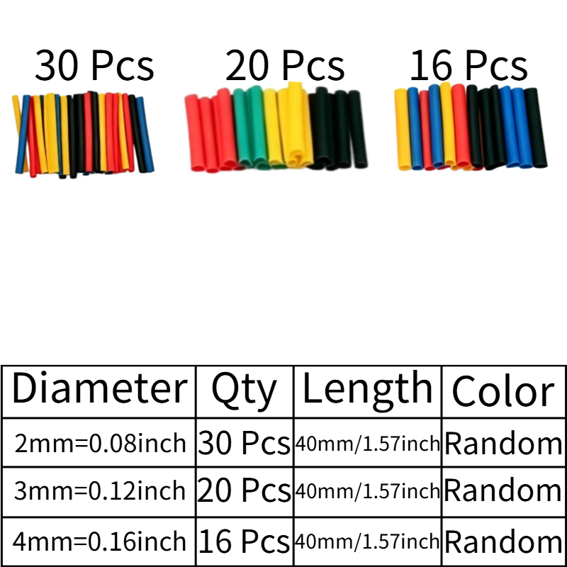 TEMU To And Frayed Wires—this 2:1 Heat Shrink Tubing Set Provides Instant Sealing, Insulation, And Protection. The Mixed Pack Eliminates The Need For