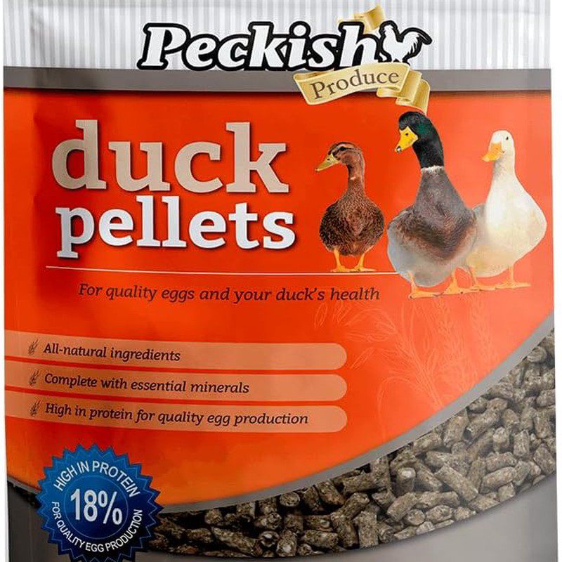 Duck Pellets for Ducks - High-Protein Layer & Breeder Feed with Mineral Enriched All- Diet, Egg Production Supplement for Laying Hens & Duck, One Size Suitable for Poultry Farming