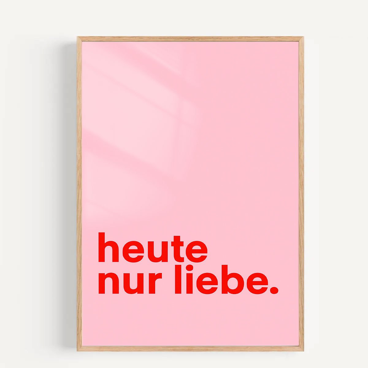 E-shop 2D Flat, 2D Flat, . 2D FLAT Heute Liebe Kunst Poster Ungerahmter Leinwanddruck für Wohnzimmer Dekor Schlafzimmer Dekor Büro Dekor Home Dekor