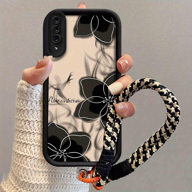 TEMU Funda estilosa para for Samsung Galaxy A50/A50S/A30S (Multimodelo universal) con cordón, para hombres y mujeres. Funda protectora de TPU suave y