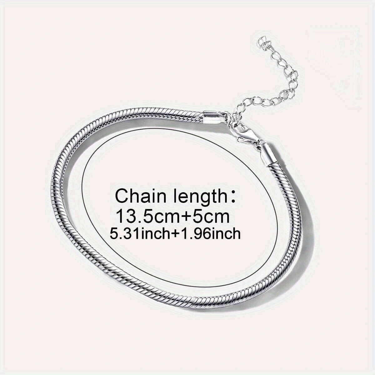 Women's 925 Silver Plated Butterfly Pendant Charm Bracelet
