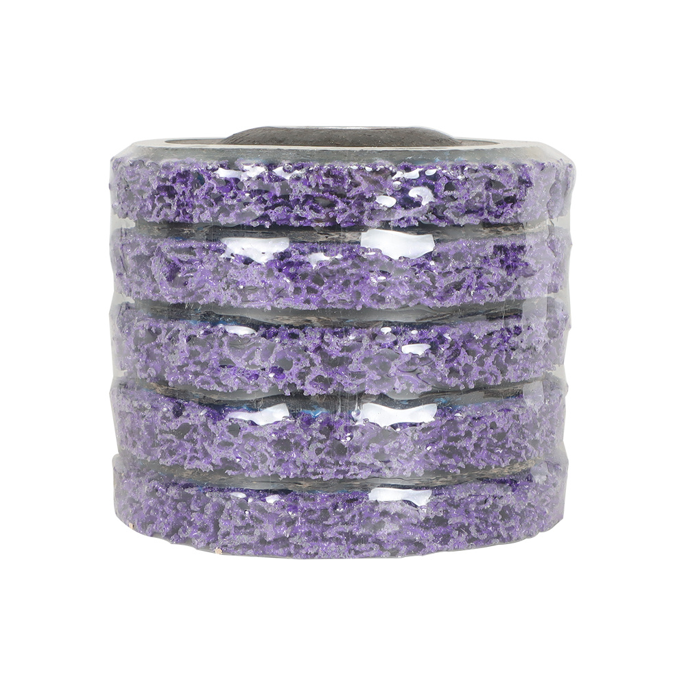 TEMU 10pcs 4-1/ 2 X 7/ 8 Inch Purple Strip Discs Stripping Wheel Paint Remover Abrasive Disc For