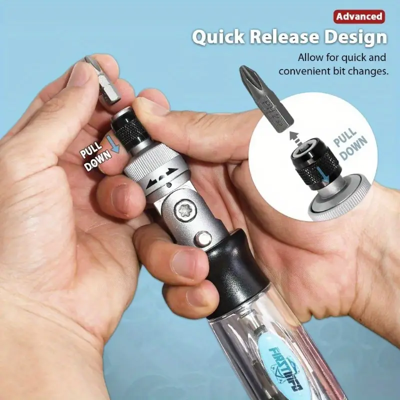 14pcs high torque steel balls ratchet screwdriver set with transparent handle, bits for watch and glasses repair, watch repair tools, ergonomic grip, precision engineering, multitool screwdriver, repairers, , durable construction, diy enthusiasts Product details 2