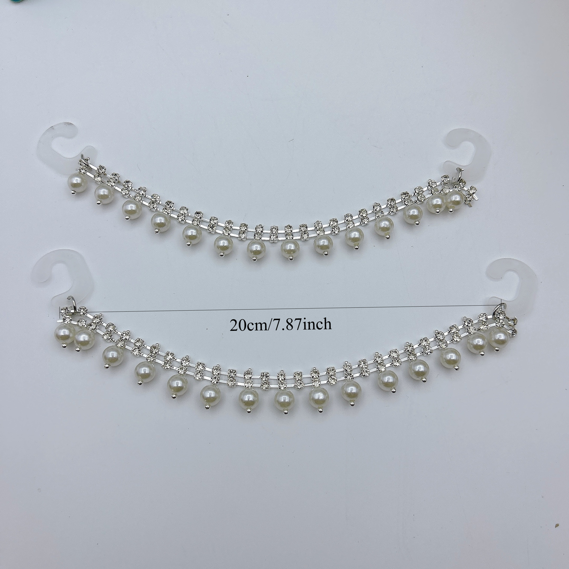 TEMU Pair Of Beautiful Shoe Charms With Brick Chain, Suitable For Hole Shoes, Wooden Clogs, Sandals, , Bags, Party Gifts, Birthday Presents
