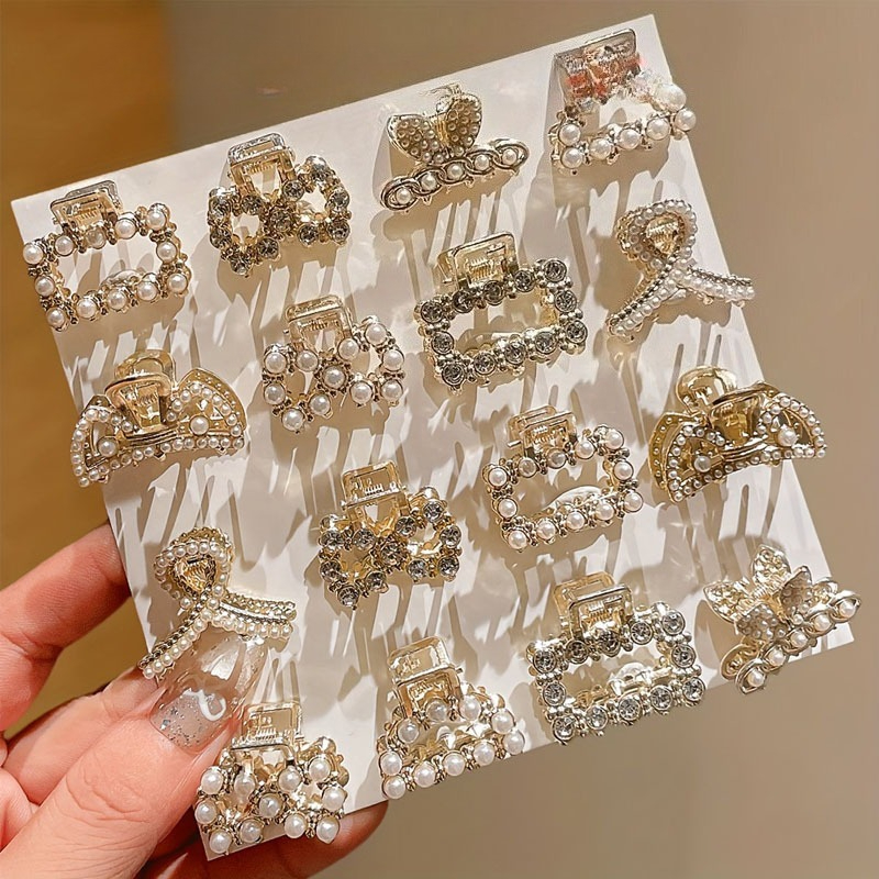 30 Styles Beautifully Crafted Mini Hair Clips Set