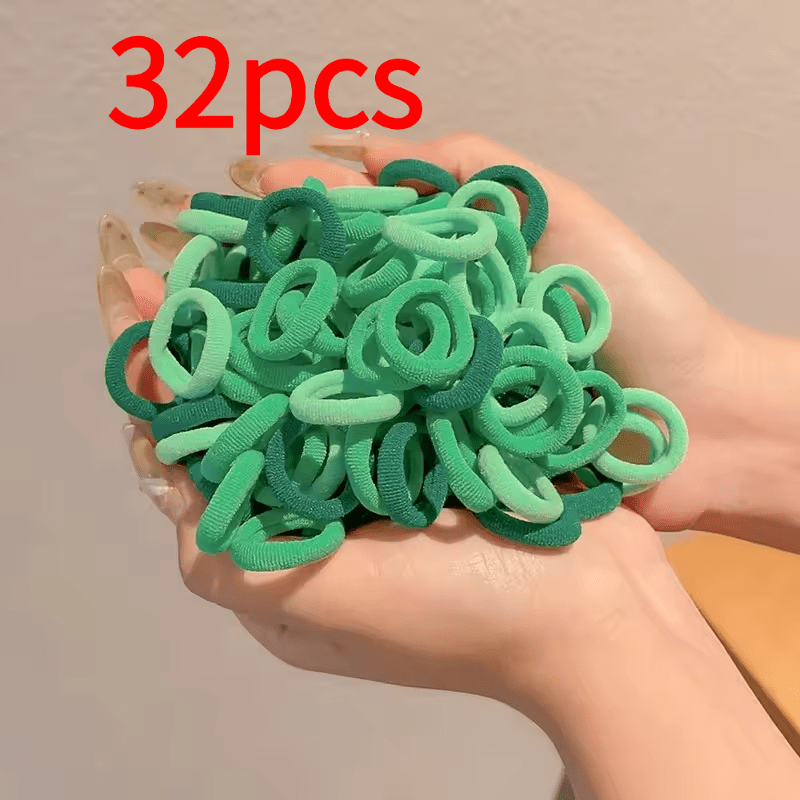 TEMU 128/32 pezzi, Elastici per capelli morbidi e ad elasticit�, ad elasticit� e resistenti, delicati e senza preoccupazioni, adatti a contesti.