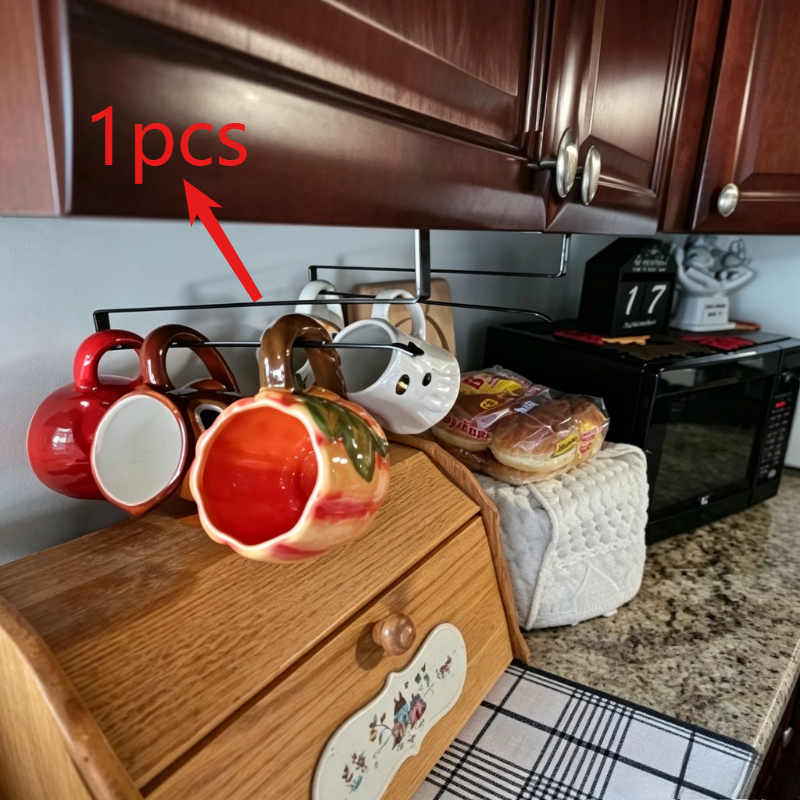 TEMU 1 Pack Metal Matte Black Paper Towel Holder No-drill Wall Mount Under Cabinet, Plastic Wrap Organizer For Kitchen Bathroom Bedroom, Space Saving