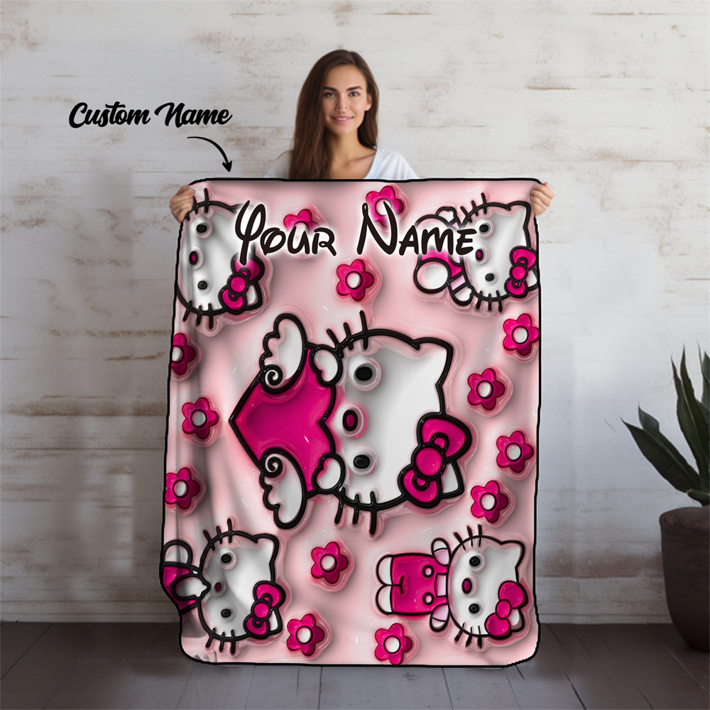 

Name Blanket - , Flannel - For Bed, Sofa,