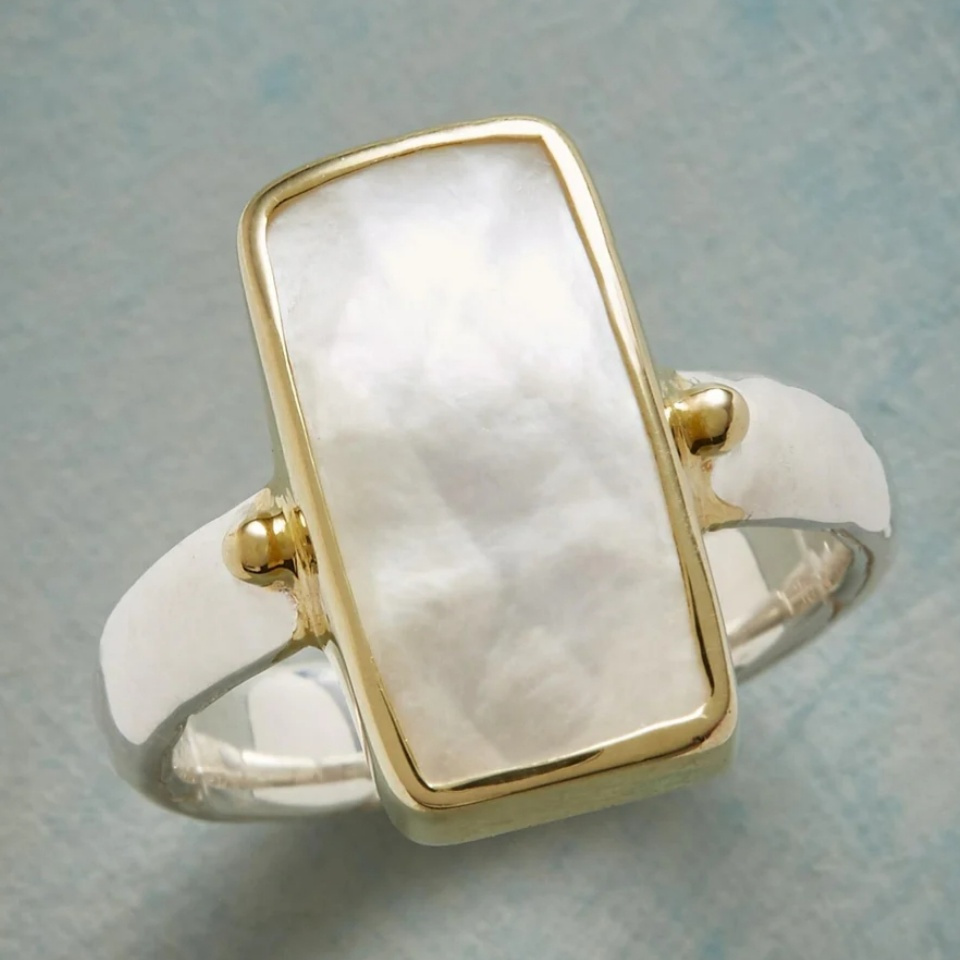 Image of Fashion Bohemian Creative Geometric Ring Women's Vintage Ethnic Festival Jewellery Niche Design Holiday Jewelry Accessories Gifts